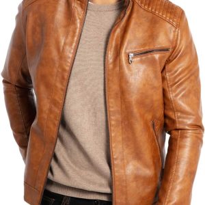 Men'sBomber Jacket Lightweight Windbreaker Jackets Casual Softshell Flight Fashion Winter Fall Coat with Pocket
