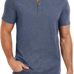 Mens Polo Shirts Short Sleeve Casual Cotton Golf Shirts Performance Polo Shirts for Men