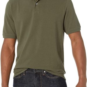 Men's Regular-Fit Short Sleeve Cotton Pique Polo Shirt (Available in Big & Tall)